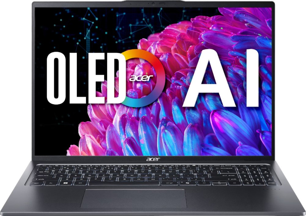  Acer Swift Go 16 SFG16-72-73WT - Intel Core Ultra 7 155U 1.7 GHz, 16" 3200 x 2000 IPS, 120 Hz, 32 GB RAM LPDDR5X, 1 TB SSD, Windows 11 Home - 