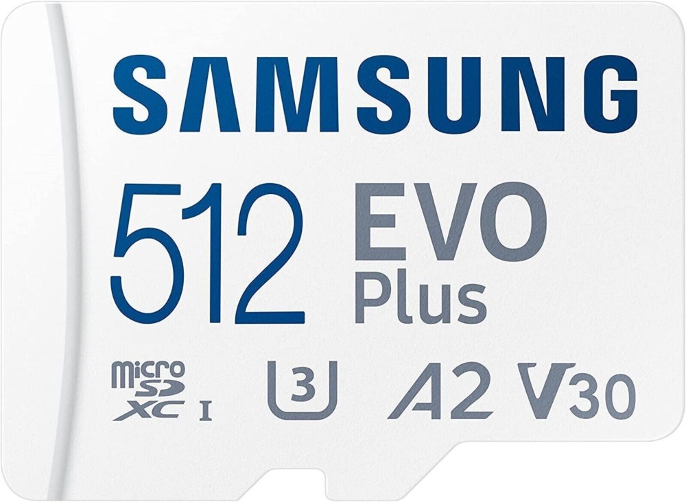 Micro   Samsung EVO Plus - Class 10, U3, A2  SD  - 