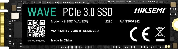 SSD ����� Hiksemi Wave PCIe 3.0 x4 NVMe - 512 GB, ������ 2230 MB/s, ����� 2000 MB/s, 3D NAND - 
