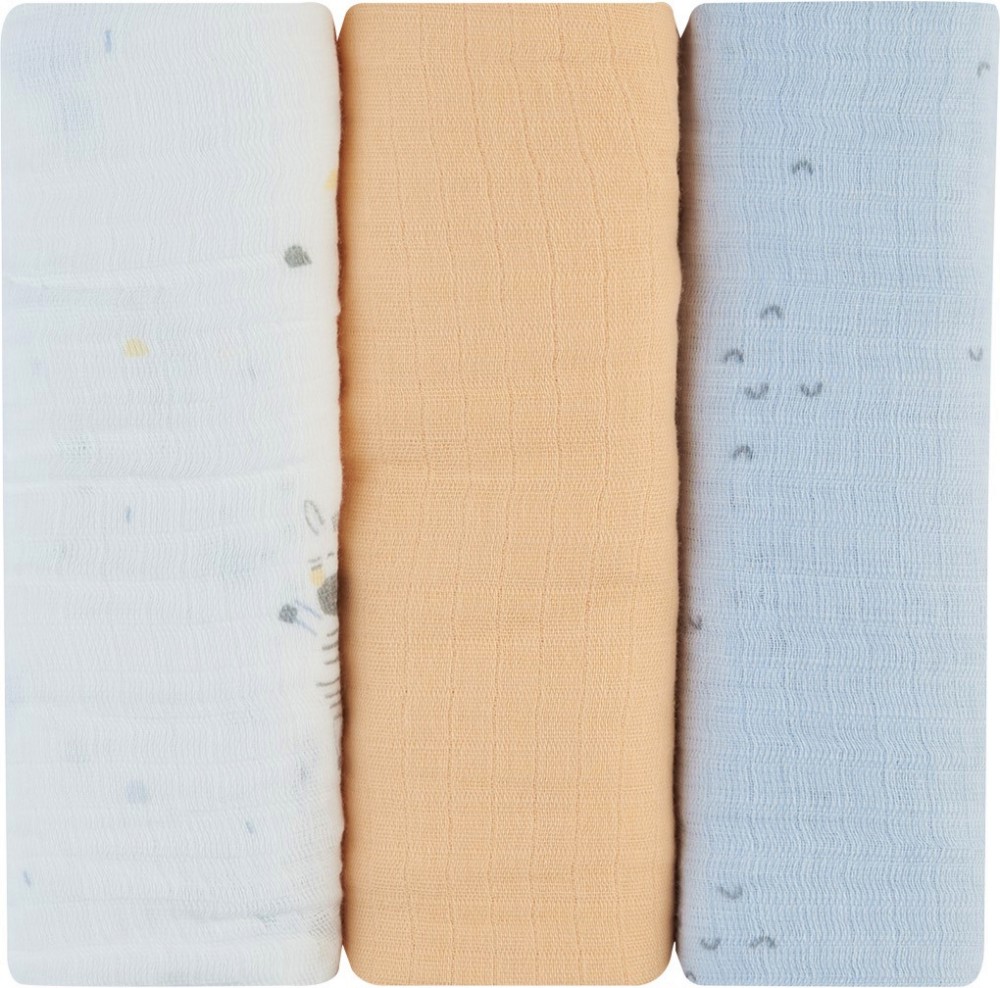 ���������� ������ Kikka Boo - 3 ����, 75 x 75 cm, �� ���������� Stripy Friends - �������