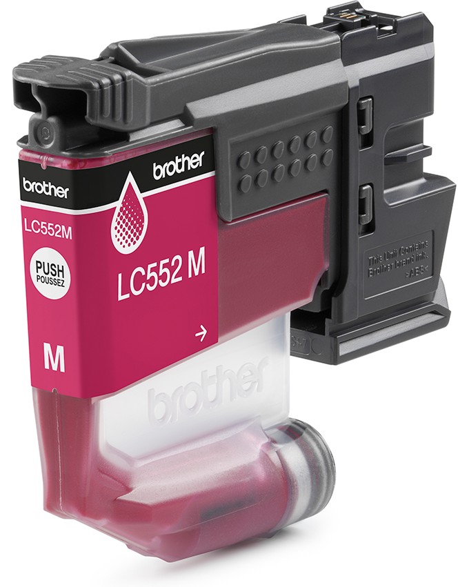Касета с мастило за принтер Brother LC-552 Magenta Касета с мастило за принтер Brother LC-552 Magenta - 550 страници -