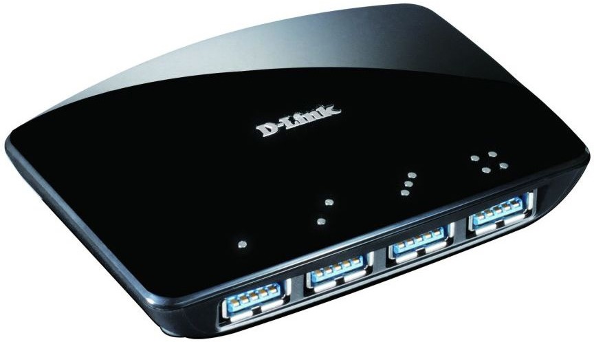 USB-A хъб D-Link DUB-1340 USB-A хъб D-Link DUB-1340 - 4 порта -