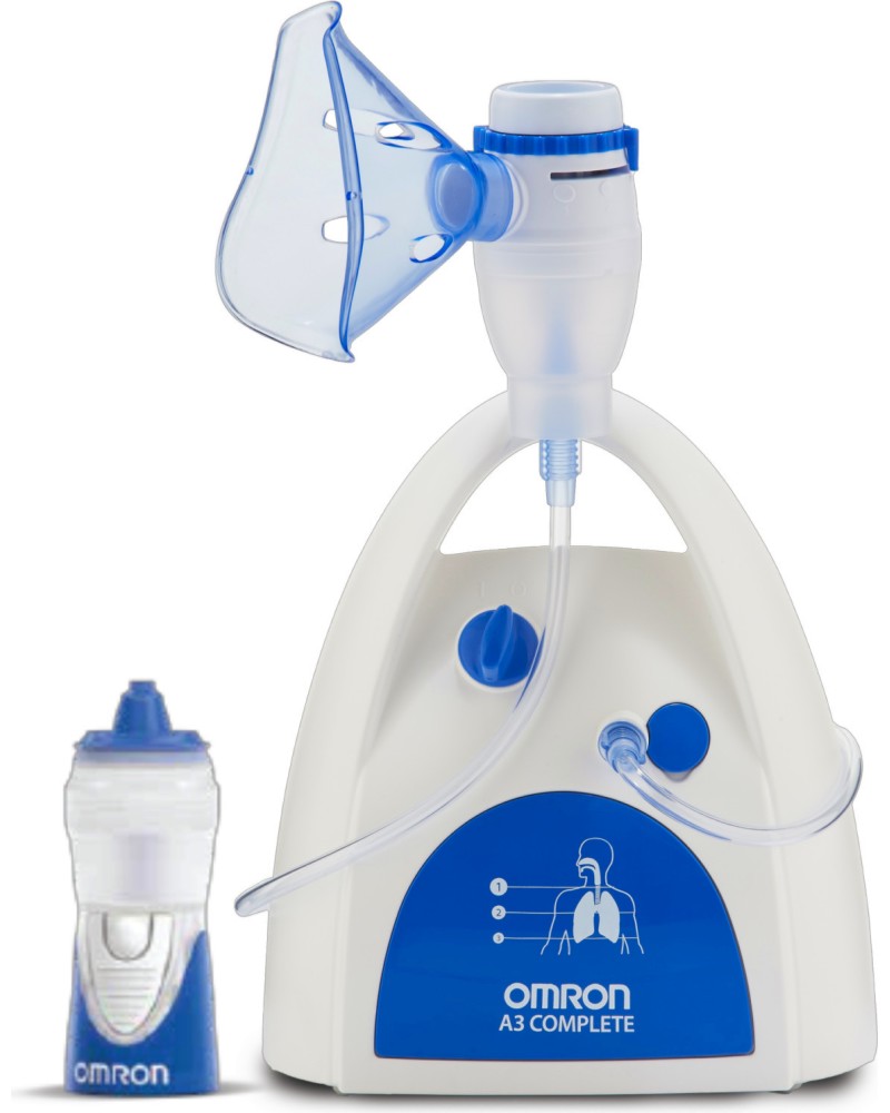 Компресорен инхалатор с назален душ Omron A3 Complete Компресорен инхалатор с назален душ Omron A3 Complete - продукт