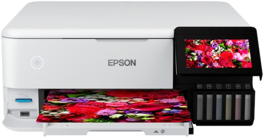����������������� ���������������� ���������� Epson EcoTank L8160 - ������ ������� / ����� / ������, 5760 x 1440 dpi, 32 pages/min, USB, LAN, Wi-Fi, A4, ���������� ����� - 