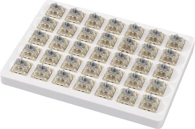 Суичове Keychron Cherry MX RGB Silver Суичове Keychron Cherry MX RGB Silver - 35 броя за механични клавиатури -