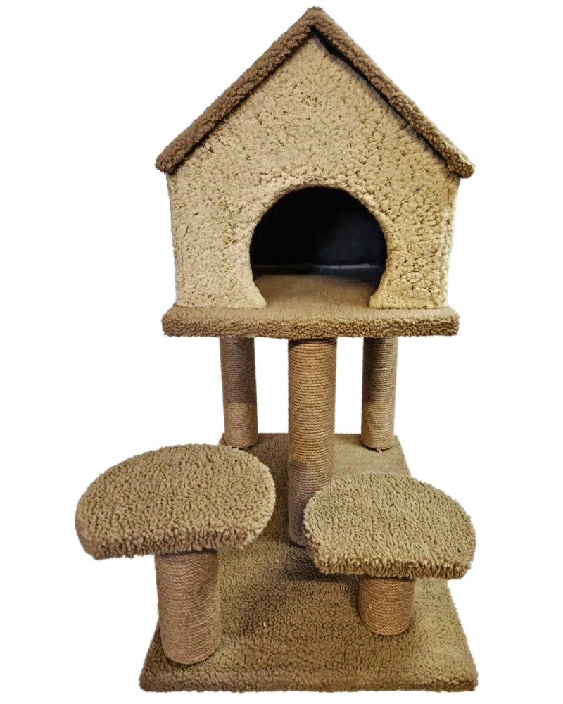 Катерушка за котки MINA PET Катерушка за котки MINA PET - С драскалки, хралупа и платформи - продукт