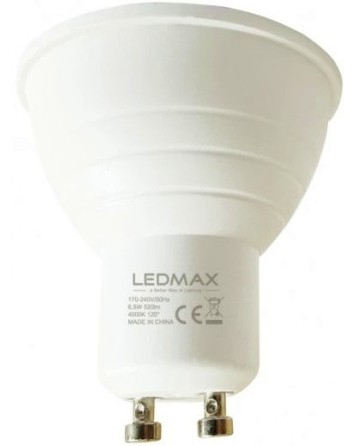 LED  LEDMAX GU10 6.5 W 4000K - 