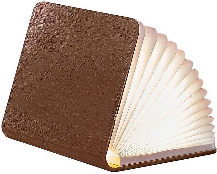 Нощна лампа Gingko Book Light Mini Brown Нощна лампа Gingko Book Light Mini Brown - От серията Smart -