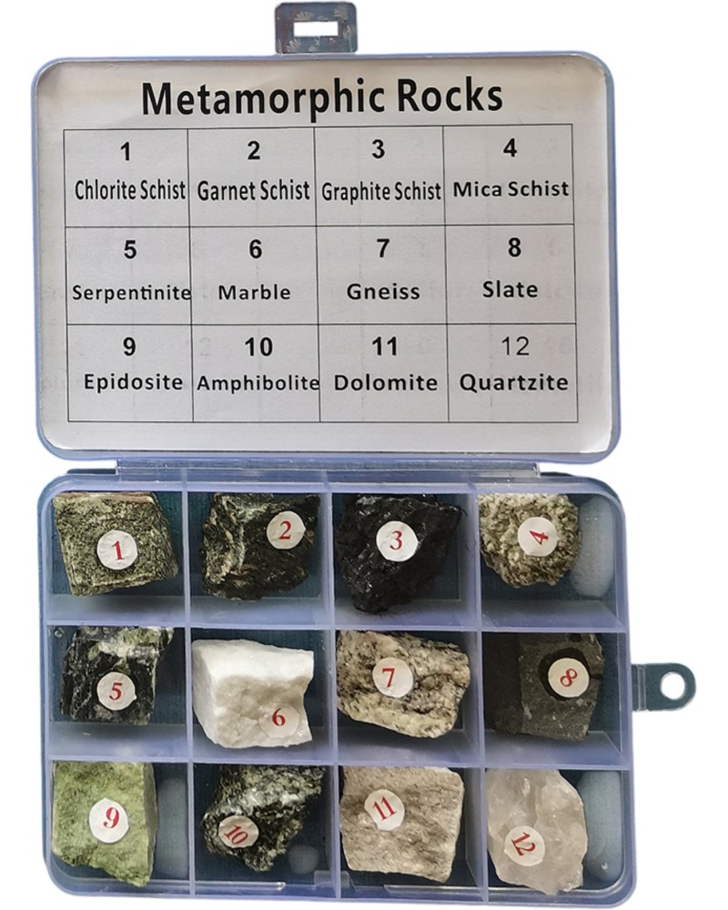 Колекция метаморфни скали Gelsonlab Колекция метаморфни скали Gelsonlab - 12 броя -