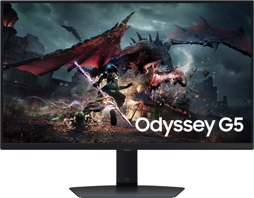  Samsung Odyssey G5 27DG500 - 27", IPS, 180 Hz, 16:9, 2560 x 1440, 1 ms, HDMI, DisplayPort, AMD FreeSync - 