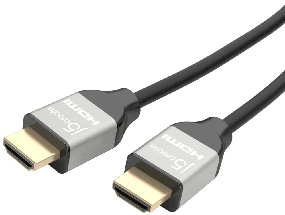 Кабел HDMI male към HDMI male 2.0 j5create Кабел HDMI male към HDMI male 2.0 j5create - 2 m -