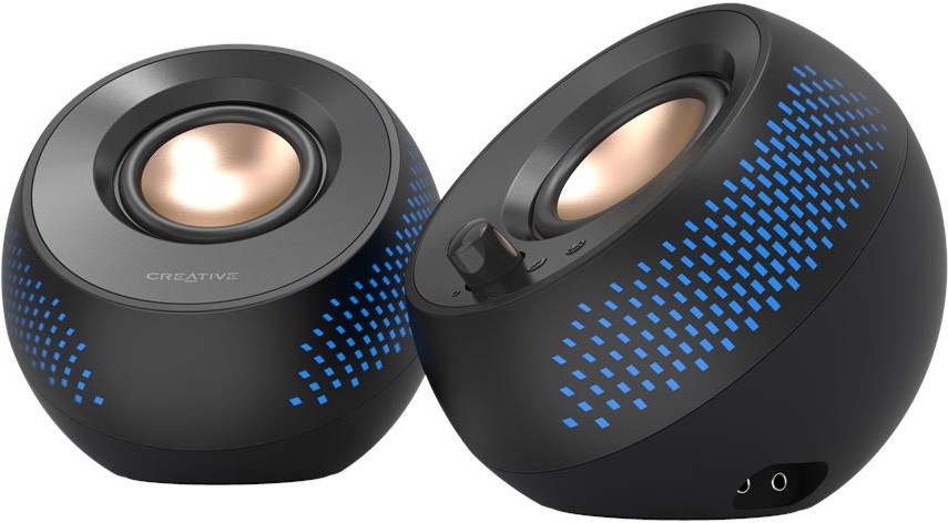 ����� ������� Creative Pebble X - 2 �������, 3.5 mm ���, USB-C - 