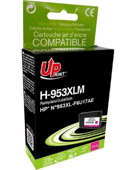 Касета с мастило за принтер UPrint H-953XL Magenta Касета с мастило за принтер UPrint H-953XL Magenta - 1800 страници -