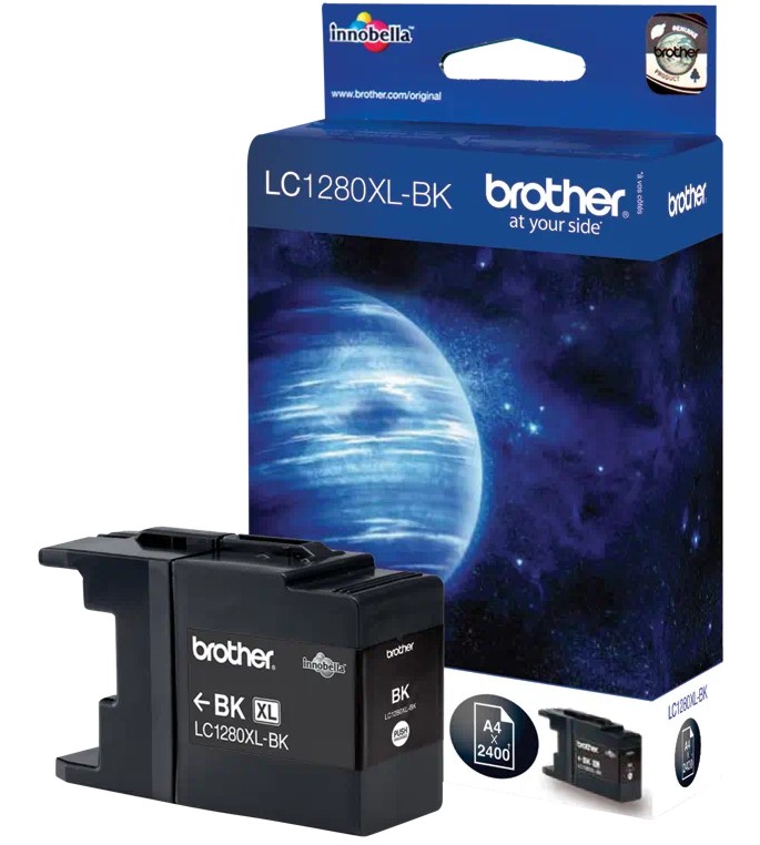 ������ � ������� �� ������� Brother LC-1280XL Black - 2400 �������� - 