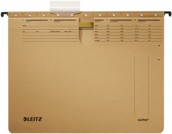 Папка за картотека с L-форма LEITZ Alpha Папка за картотека с L-форма LEITZ Alpha - С машинка -