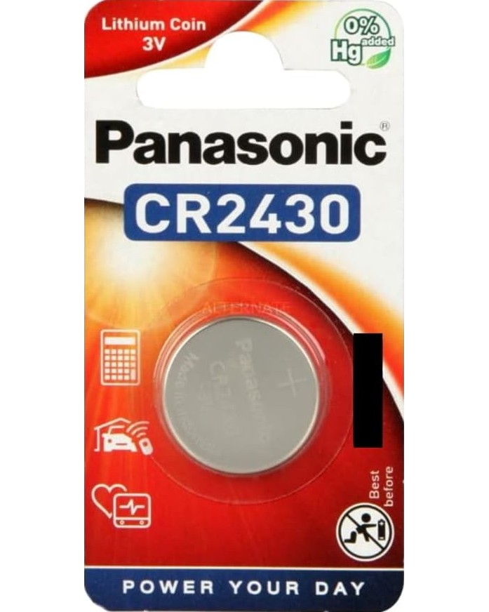   CR2430 -  3V - 1  - 