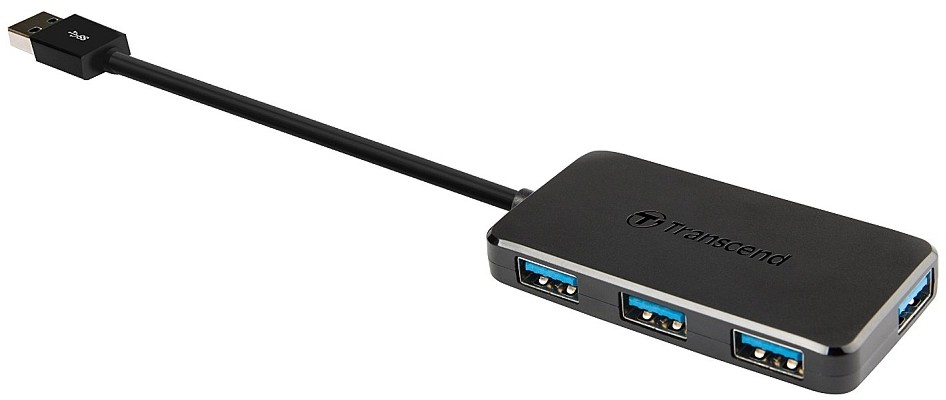 USB-A хъб Transcend HUB2 USB-A хъб Transcend HUB2 - 4 порта -