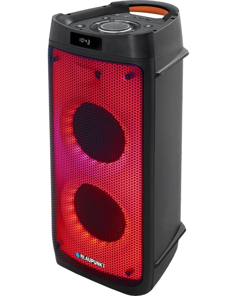 Преносима Bluetooth колона Blaupunkt PB06DB Преносима Bluetooth колона Blaupunkt PB06DB - С LED подсветка и 2 микрофона -
