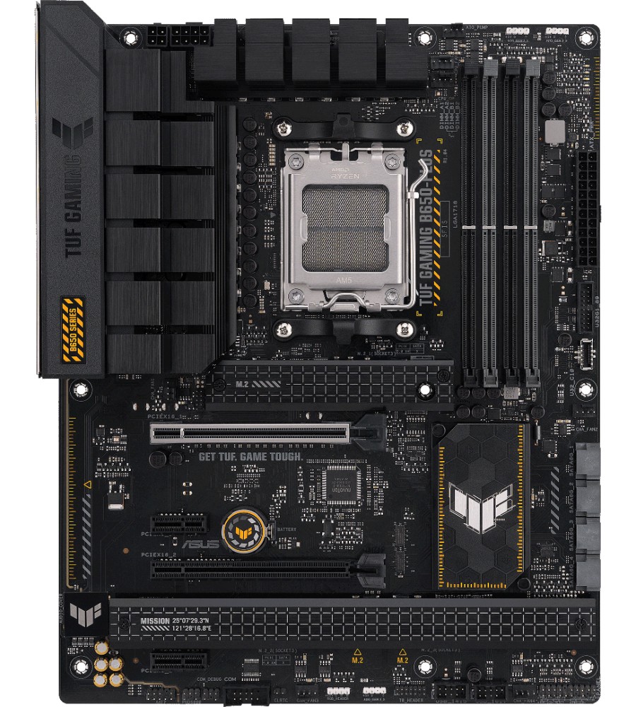 Дънна платка ASUS TUF Gaming B650-Plus Дънна платка ASUS TUF Gaming B650-Plus - AMD AM5, AMD B650, DDR5, ATX -