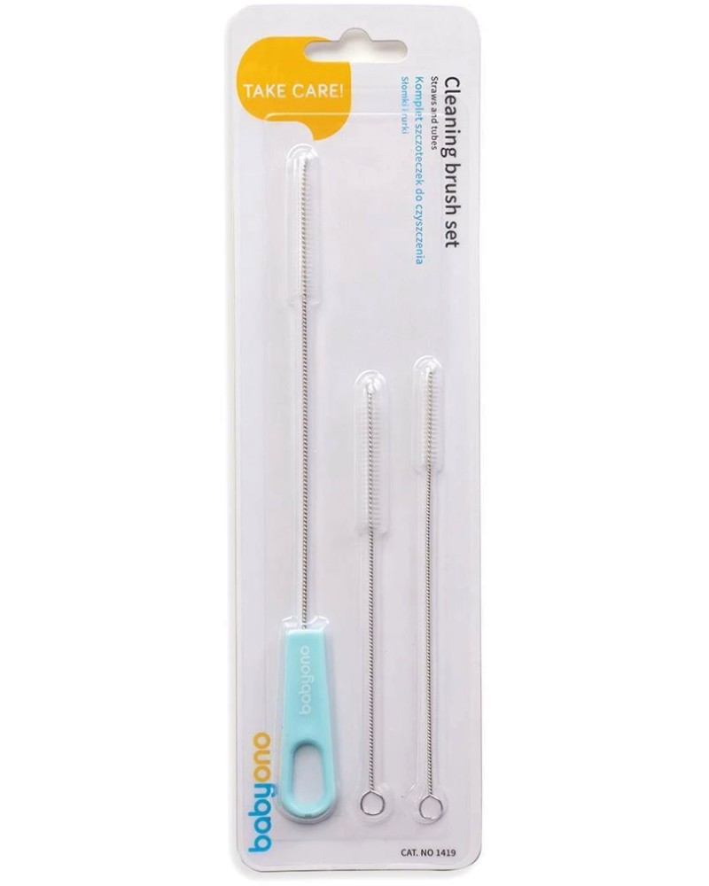 Четки за сламки BabyOno Четки за сламки BabyOno - 3 броя - продукт