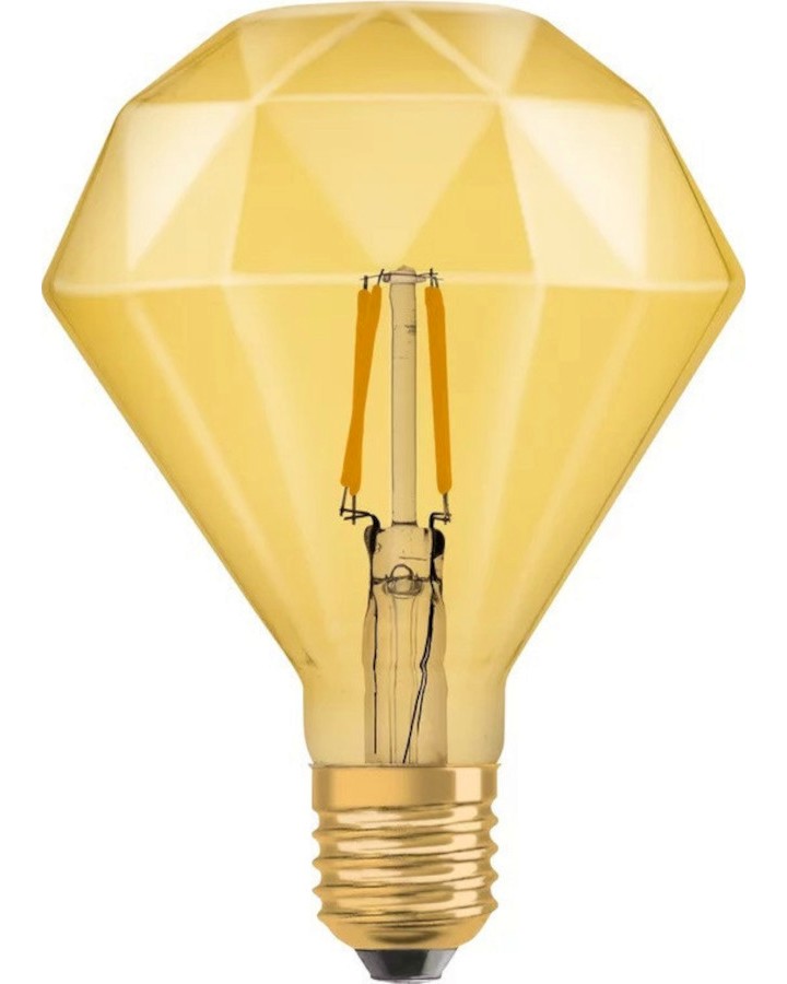 LED ������ Osram LED CL DIAMOND FIL GOLD 40 825 E27 4.5 W 2400K - 470 lm �� ������� Vintage 1906 - 