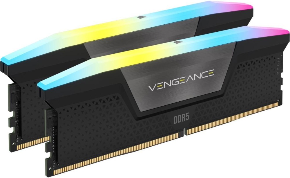 RAM памет Corsair Vengeance RGB RAM памет Corsair Vengeance RGB - 32 GB (2 x 16 GB), DDR5, 6400 MHz, CL36, Dual Channel -