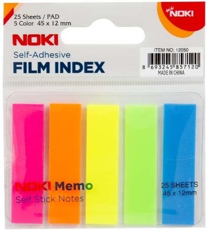 ������������� ������� Noki Memo - 5 �������� x 25 ���� � ������� 1.2 x 4.5 cm - 