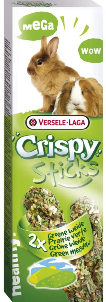        VERSELE LAGA Mega Sticks Rabbits-Guinea Pigs Green Meadow - 2 x 70 g,     ,   Crispy - 