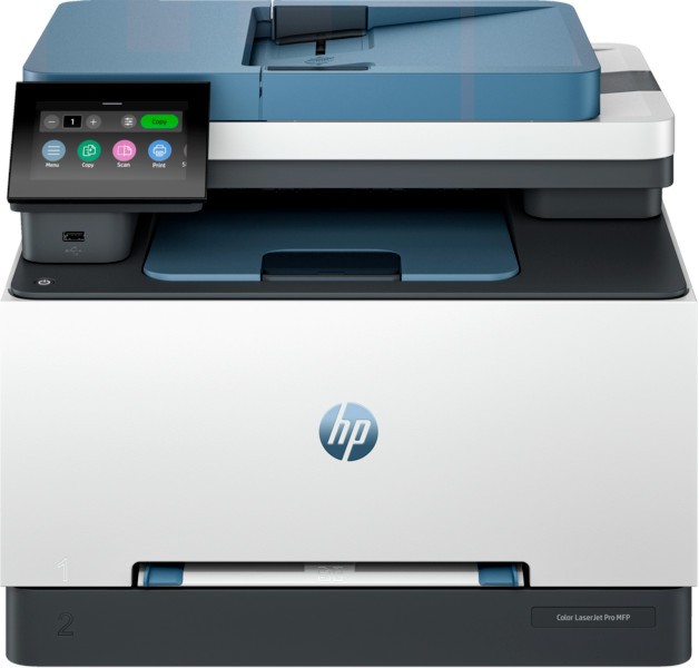 Лазерно мултифункционално устройство HP Color LaserJet Pro MFP 3302fdn Лазерно мултифункционално устройство HP Color LaserJet Pro MFP 3302fdn - Цветен принтер / копир / скенер / факс, 600 x 600 dpi, 25 images/min, Wi-Fi, USB, A4, двустранен печат -