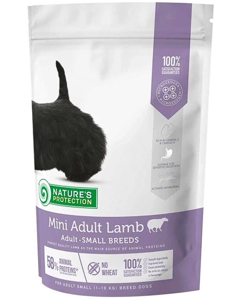 ���� ����� �� ������ NATURE'S PROTECTION Mini Adult - 0.5 ÷ 7.5 kg, � �������, �� ������ � ����� ������, ��� 1 ������ - �����