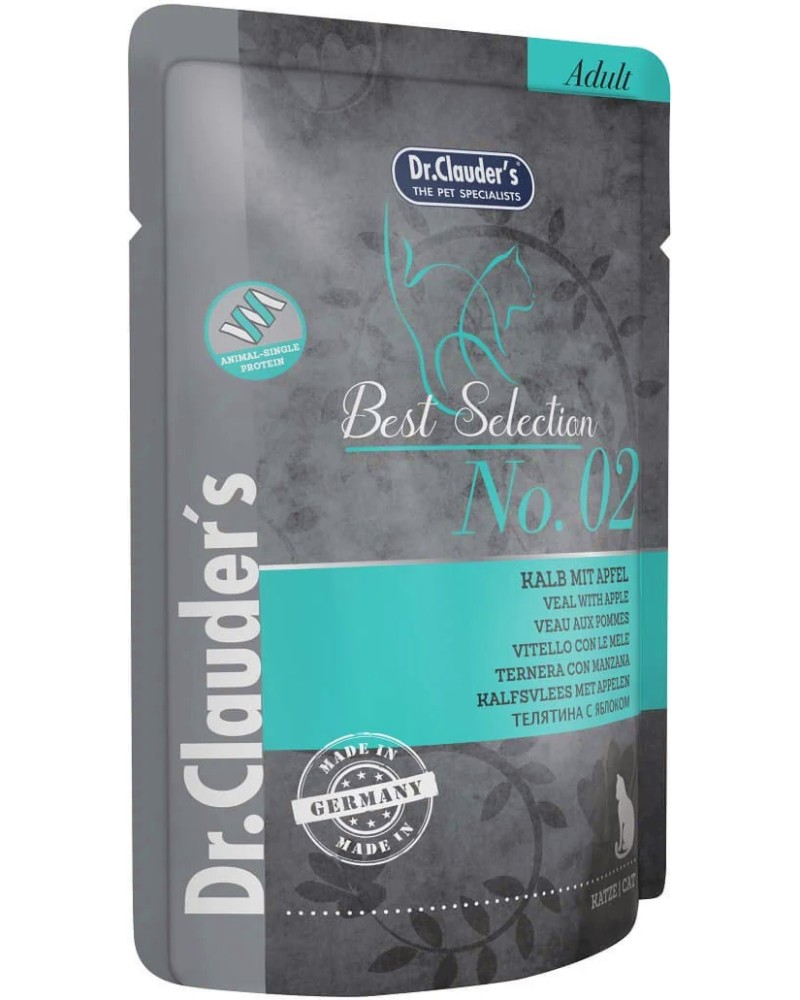 ���� �� ����� Dr.Clauder's Animal Single Protein - 85 g, � ������� � ������, �� ������� Best Selection, � ����� ������� - �����
