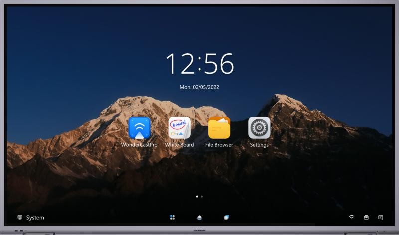������������ ������� 75" Hikvision DS-D5B75RB/C - 171.8 / 104.6 / 8.7 cm, 4 GB RAM, 64 GB, Android 11 - 