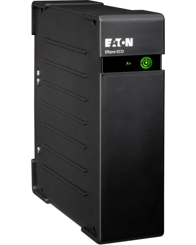    UPS Eaton Ellipse ECO 800 DIN - 800 VA, 500 W, 12 V / 9 Ah, 4x Schuko , USB, Off-Line - 