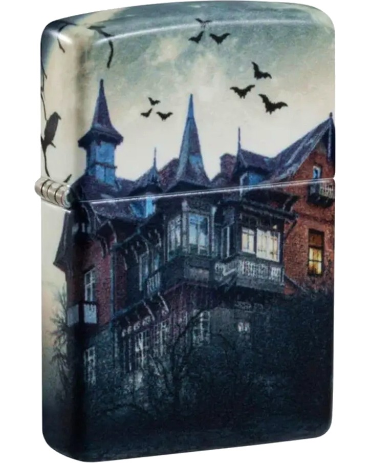 Ветроустойчива запалка Zippo Horror House Design Ветроустойчива запалка Zippo Horror House Design -