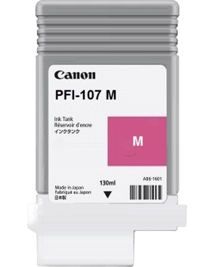 Пигментно мастило Canon PFI-107 Magenta Пигментно мастило Canon PFI-107 Magenta - 130 ml -