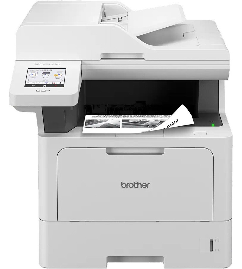 Лазерно мултифункционално устройство Brother MFC-L5710DN Лазерно мултифункционално устройство Brother MFC-L5710DN - Монохромен принтер / копир / скенер / факс, 1200 x 1200 dpi, 48 pages/min, LAN, Wi-Fi, USB, А4 -