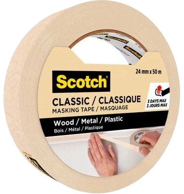 �������� ����� Scotch Classic Mask Tape - � �������� 2.4, 3.6 ��� 4.8 cm - 