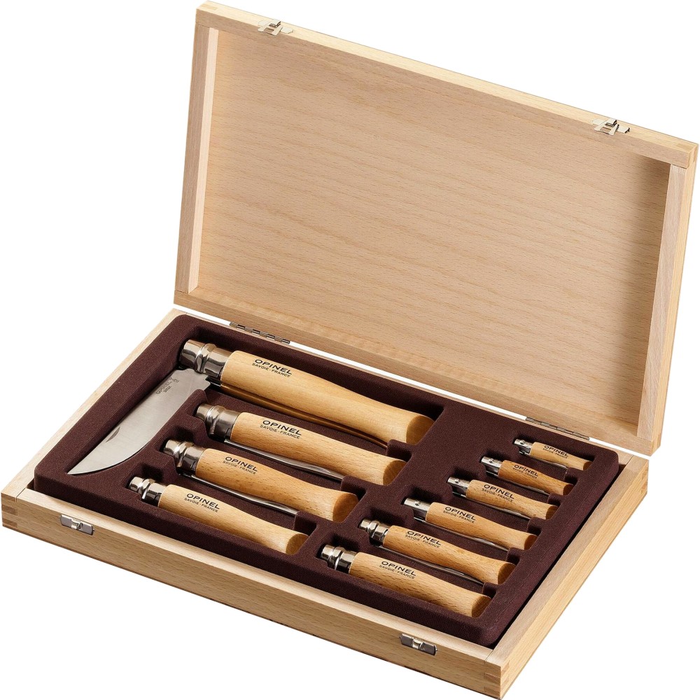 Сгъваеми ножове Opinel Сгъваеми ножове Opinel - 10 броя от серията Inox -