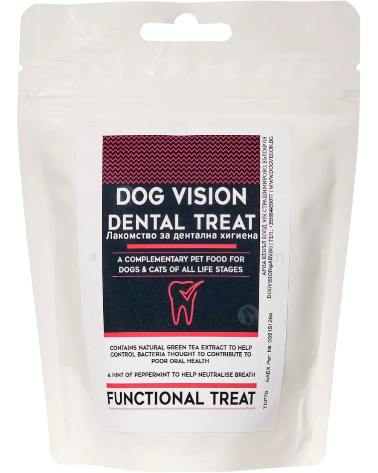        DOG VISION Dental - 70 g,    ,   Functional treat - 