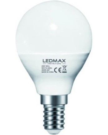 LED крушка LEDMAX Е14 5 W 3000K LED крушка LEDMAX Е14 5 W 3000K -