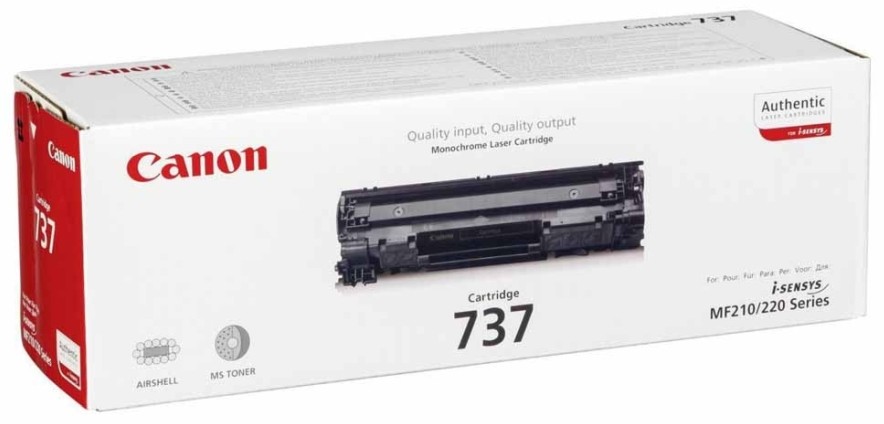Тонер касета Canon CRG-737 Black Тонер касета Canon CRG-737 Black - 2400 страници -