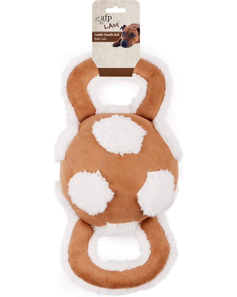 Плюшена играчка за кучета AFP Cuddle Handle Ball Плюшена играчка за кучета AFP Cuddle Handle Ball - 15 / 30 / 15 cm, от серията Lam - играчка