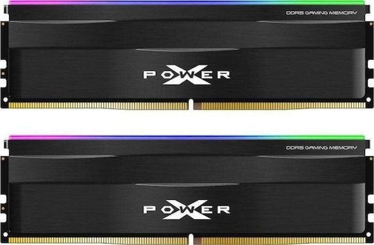 RAM памет Silicon Power XPOWER Zenith RGB SP032GXLWU60AFDF RAM памет Silicon Power XPOWER Zenith RGB SP032GXLWU60AFDF - 32 GB (2 x 16 GB), DDR5, 6000 MHz, CL30, Dual Channel -