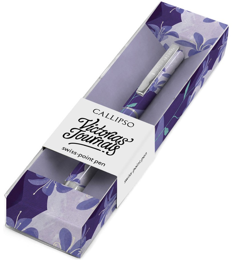 ��������� Victoria's Journals Callipso Purple Flowers - � ��������� ����� - 