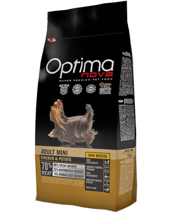 ���� ����� �� ������ Optima Nova Adult Mini - 2 � 8 kg, � ������� � �������, �� ������ ������ � ����� ������� - �����
