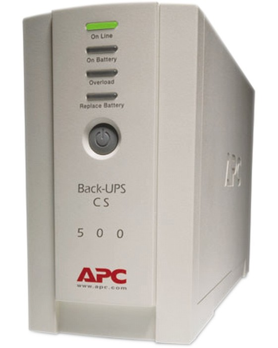 ������������� �������������� ���������� APC Back UPS CS 500VA IEC - 500 VA, 300 W, 12 V / 7 Ah, 4x IEC C13 ������, RJ-45 ����, Off-Line - 