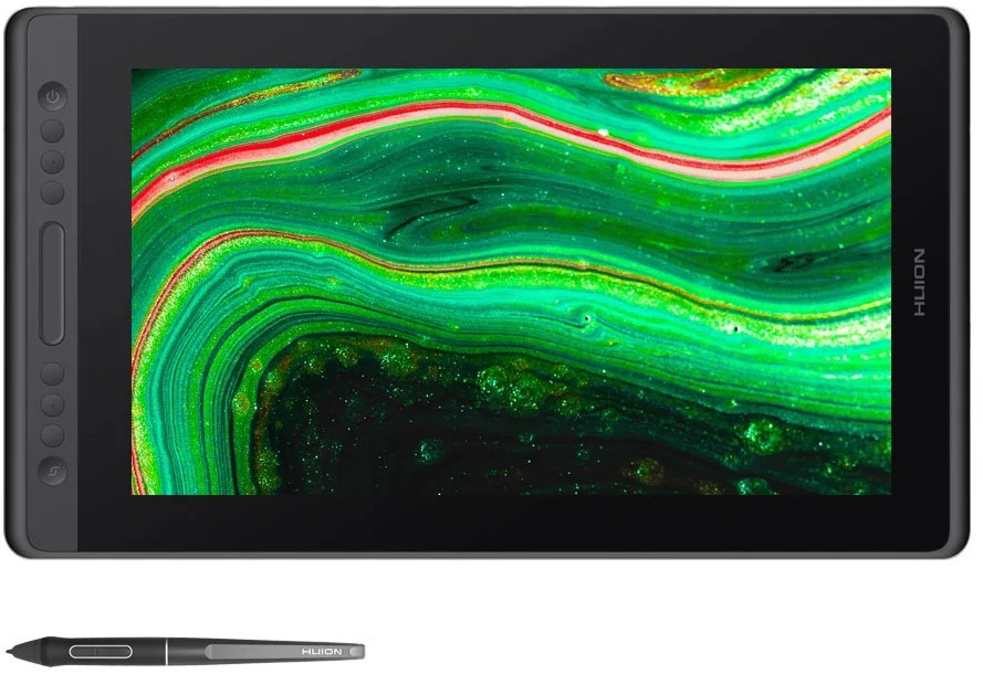    Huion Kamvas Pro 16 Premium - 15.6" Full HD (1920 x 1080), 5080 lpi, 34.4 x 19.3 cm - 