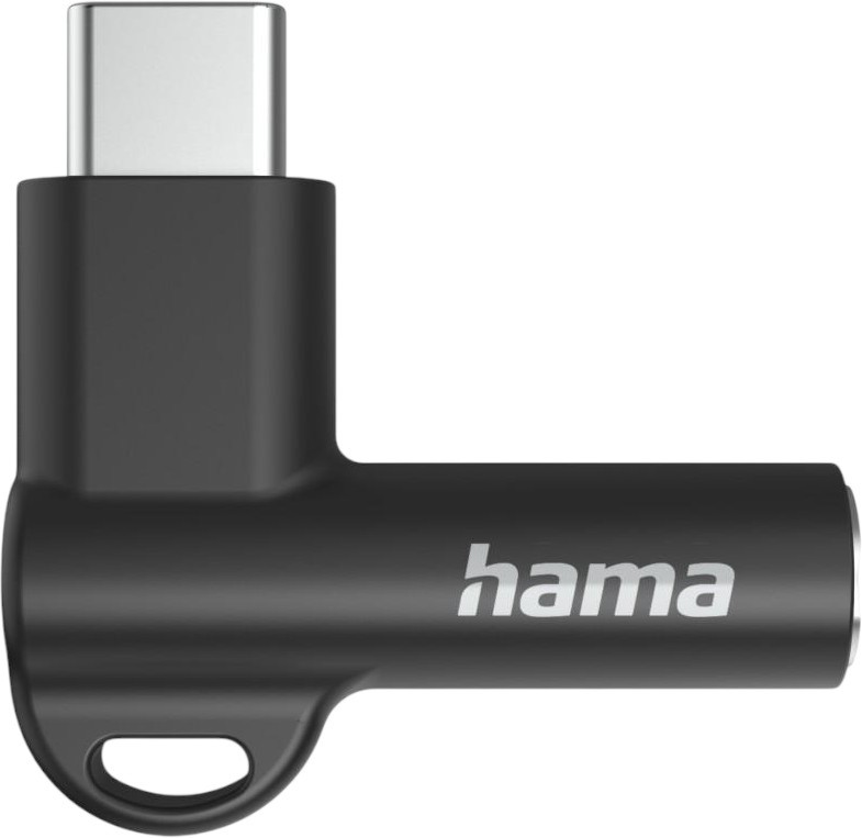 Адаптер USB-C male към 3.5 mm female Hama Адаптер USB-C male към 3.5 mm female Hama - Под ъгъл 90° -