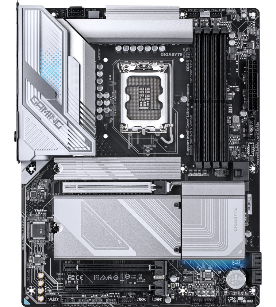 ����� ������ Gigabyte B860 Gaming X WIFI 6E - LGA 1851, Intel B860, DDR5, ATX - 