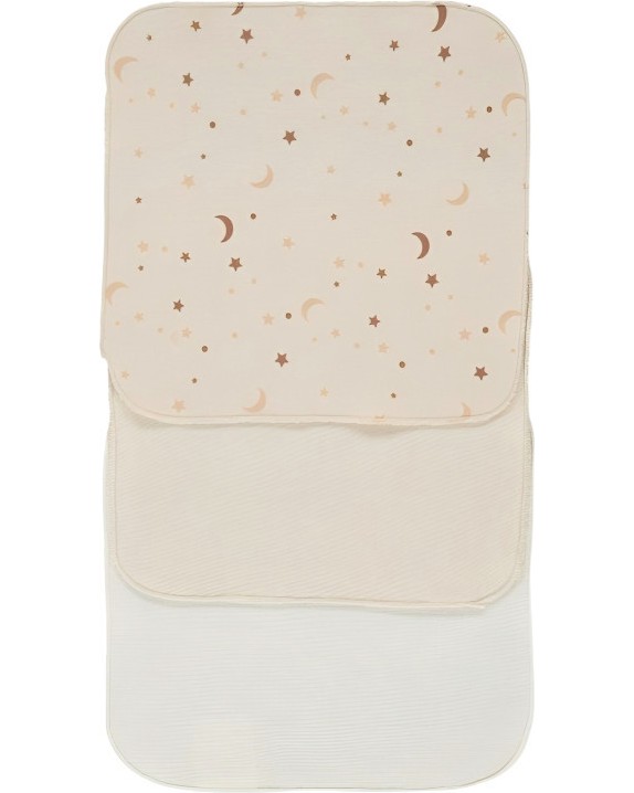 Памучни кърпи BEBETTO LAZzZY Sheep Памучни кърпи BEBETTO LAZzZY Sheep - 3 броя, 20 x 20 cm - продукт